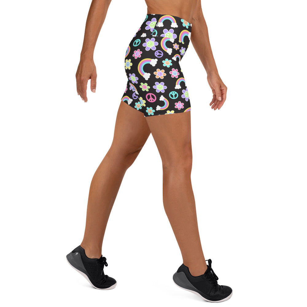 PLUR Power Yoga Shorts