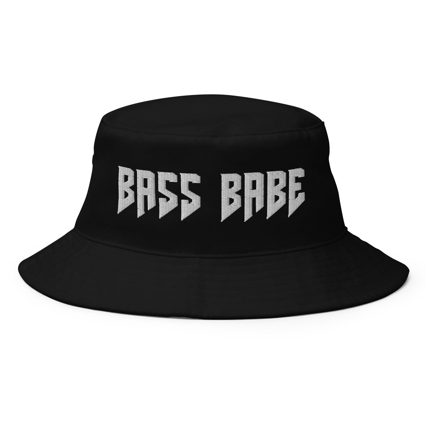 Bass Babe White Bucket Hat