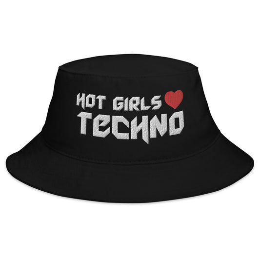 Hot Girls Love Techno Bucket Hat