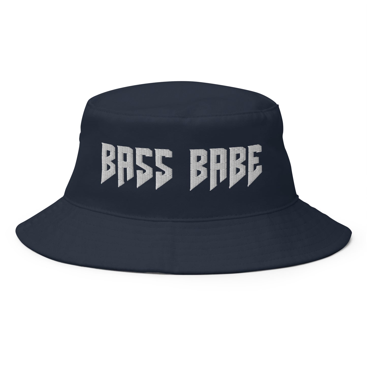 Bass Babe White Bucket Hat