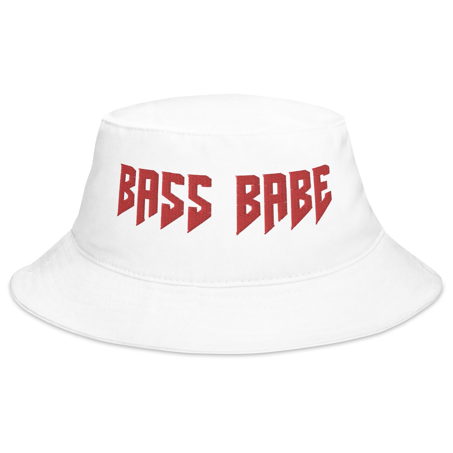 Bass Babe Red Bucket Hat