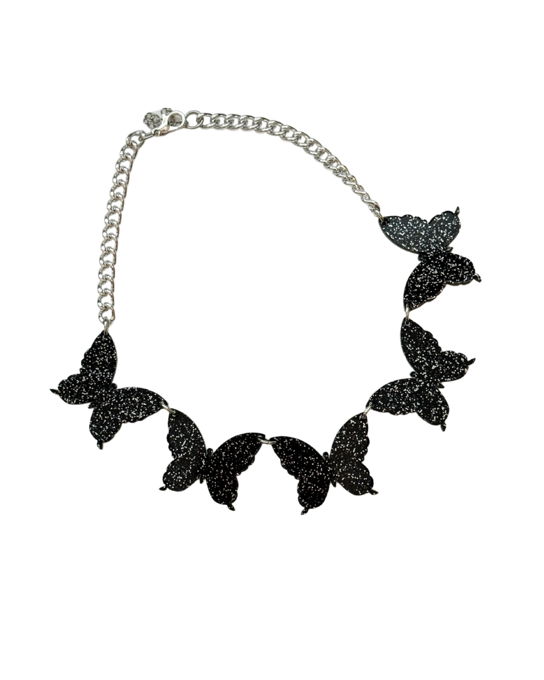 Glitter Butterfly Choker