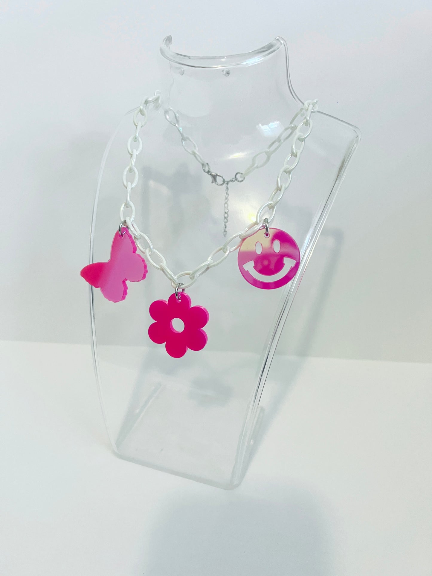 Pink Prism Groovy Choker