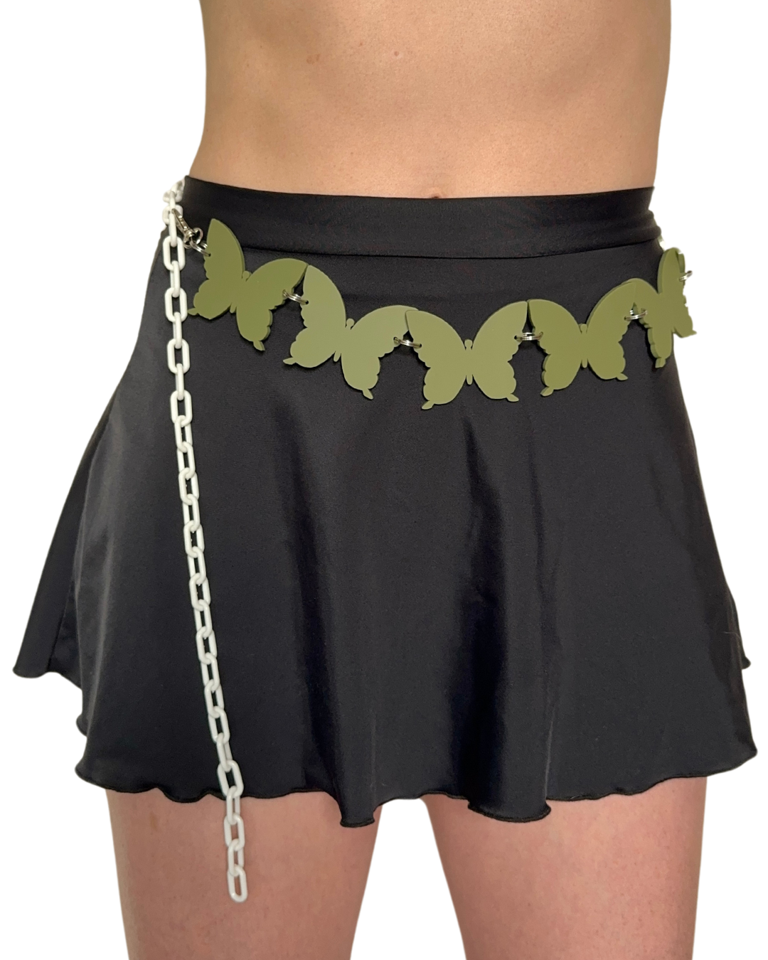 Fern Green Butterfly Belt