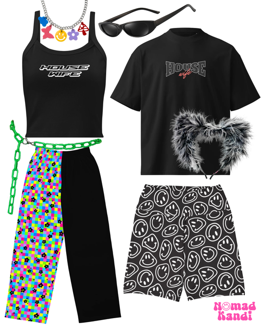 PLUR Pixel Unisex Wide-Leg Pants