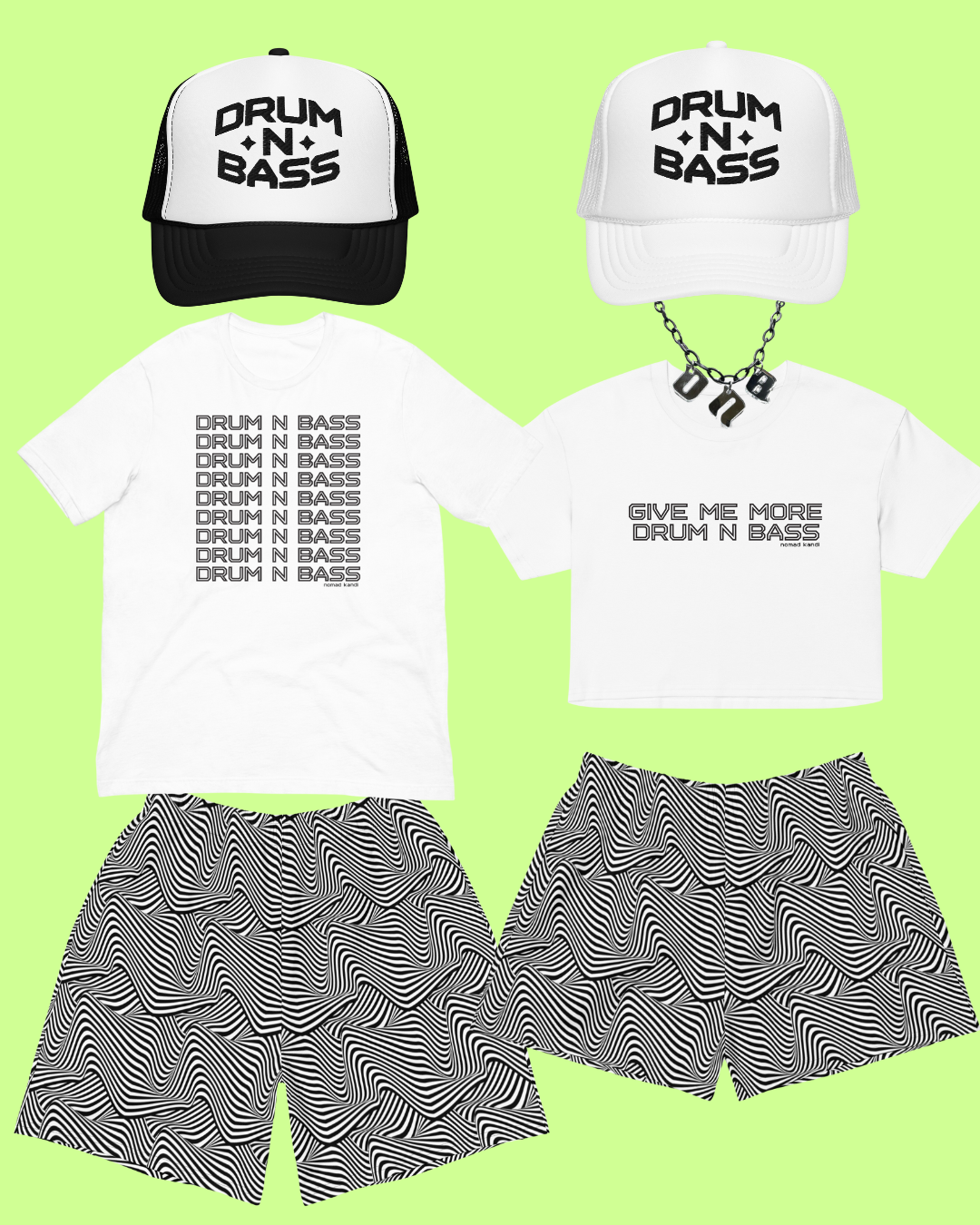 More Drum N Bass Crop Top