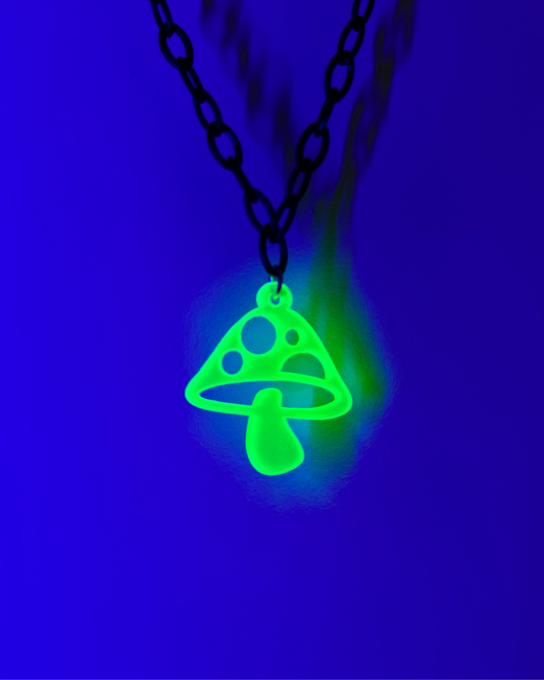 Trippy Mushroom Necklace