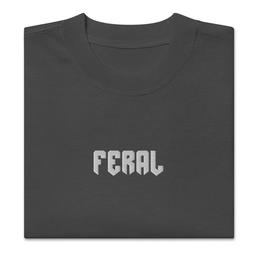 Feral Oversized Faded T-shirt