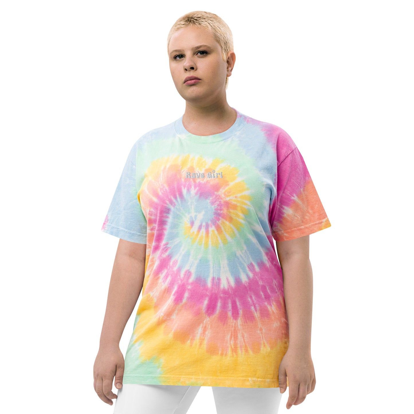 Rave Girl Oversized Tie-Dye T-shirt