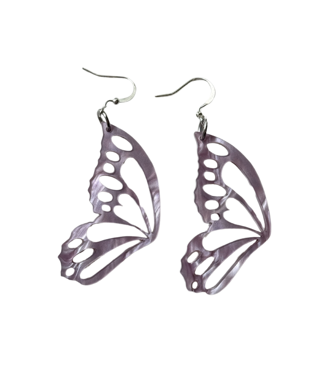 Marble Butterfly Earrings