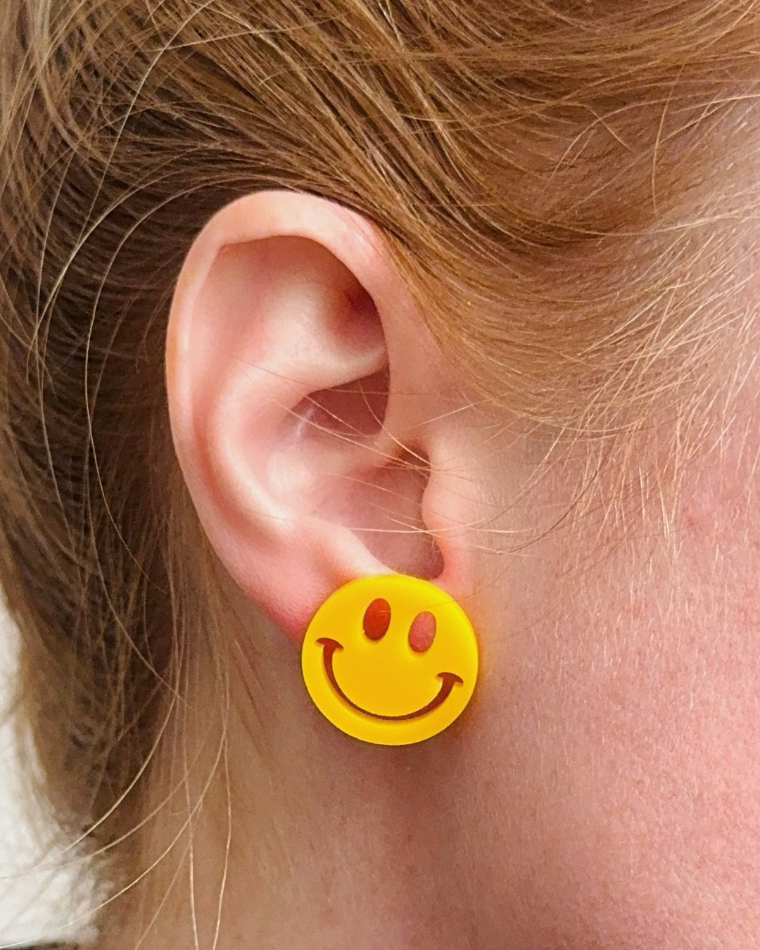 Mini Smile Stud Earrings