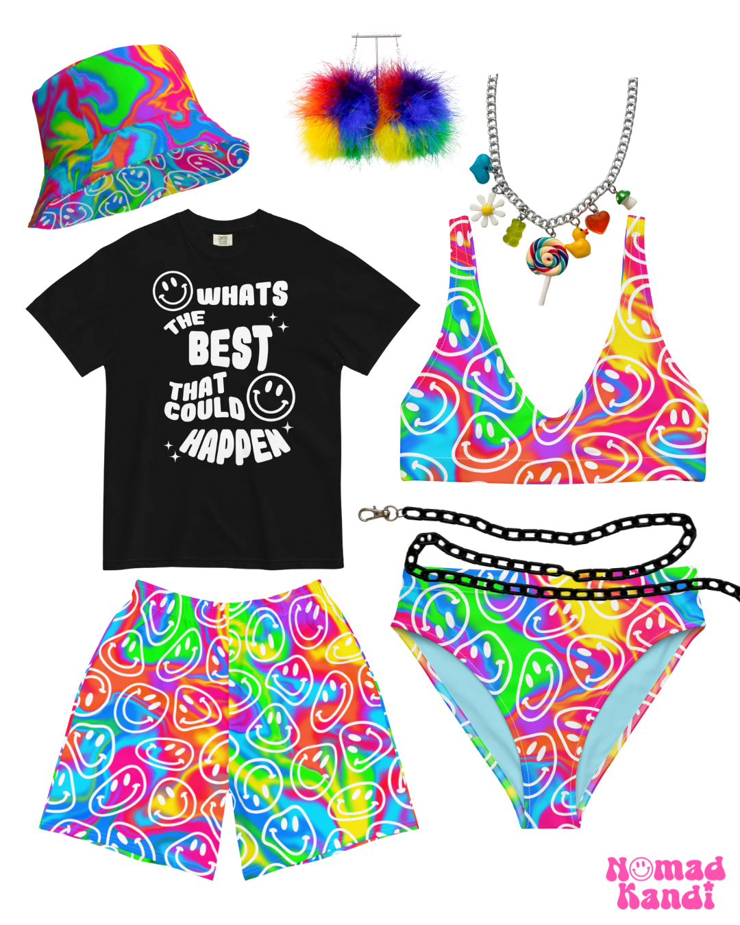 Liquid Smiles Smiles High-Waisted Bikini Bottom