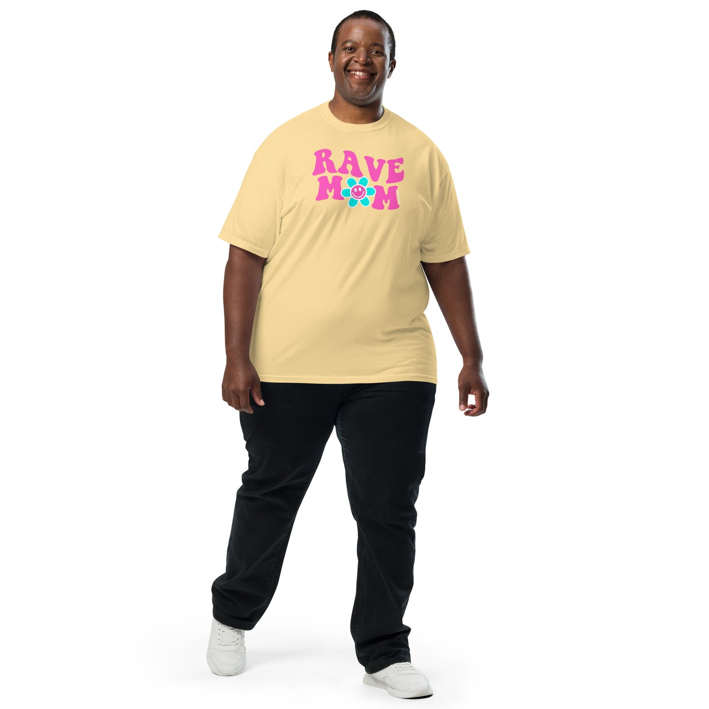 Rave Mom Flower Heavyweight T-shirt