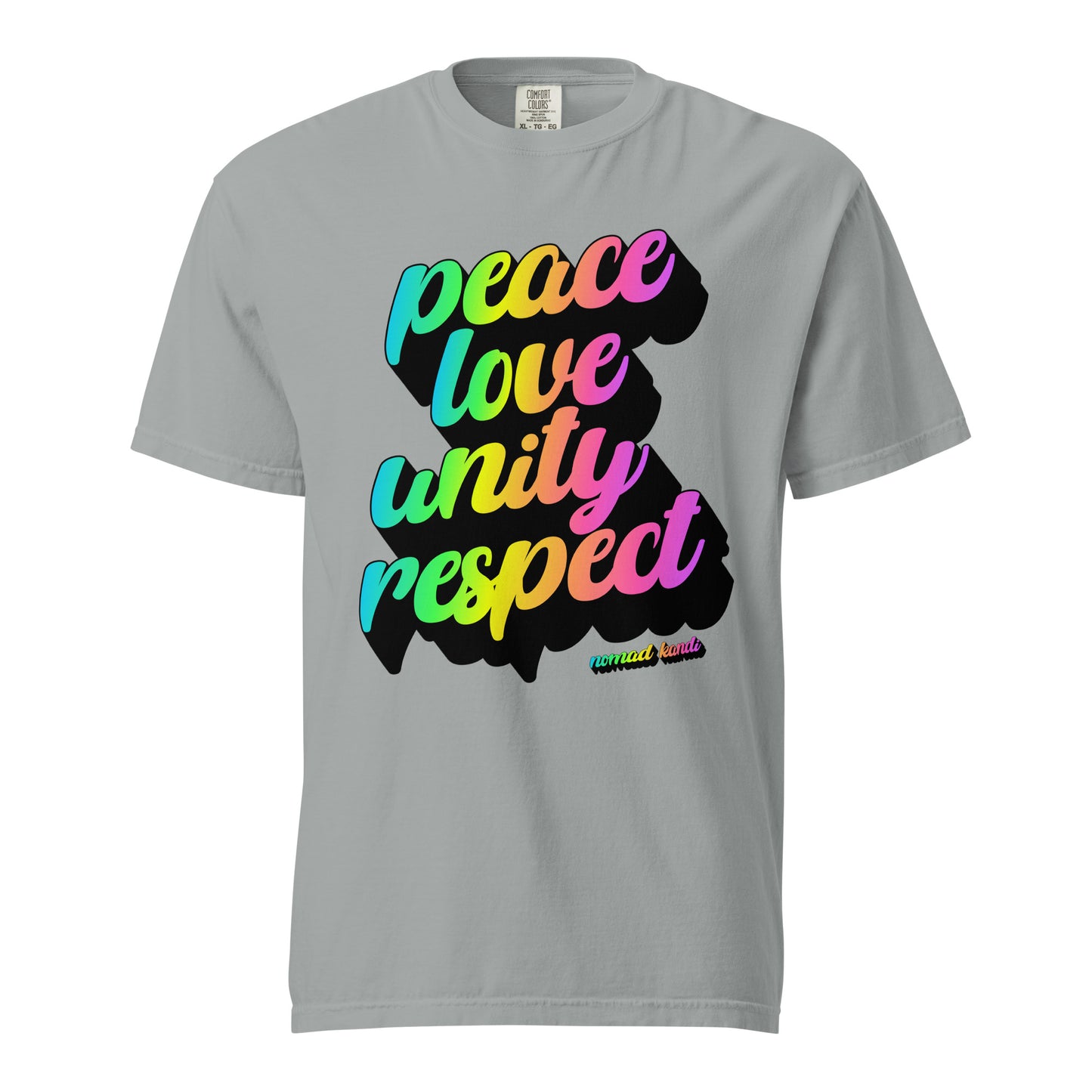 PLUR Rainbow Heavyweight T-shirt