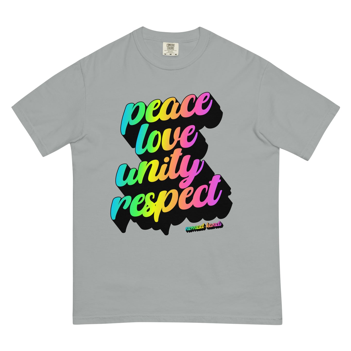 PLUR Rainbow Heavyweight T-shirt