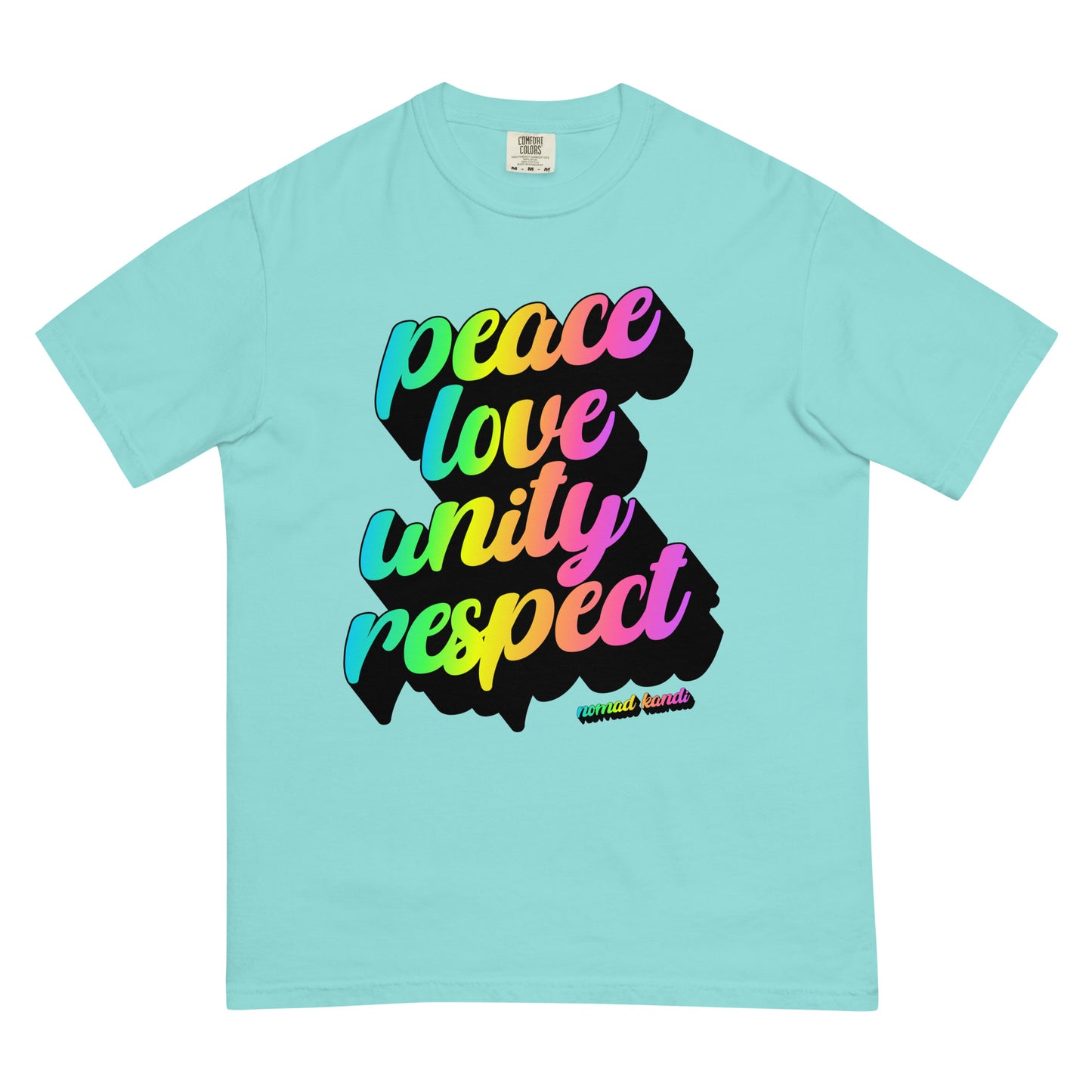 PLUR Rainbow Heavyweight T-shirt