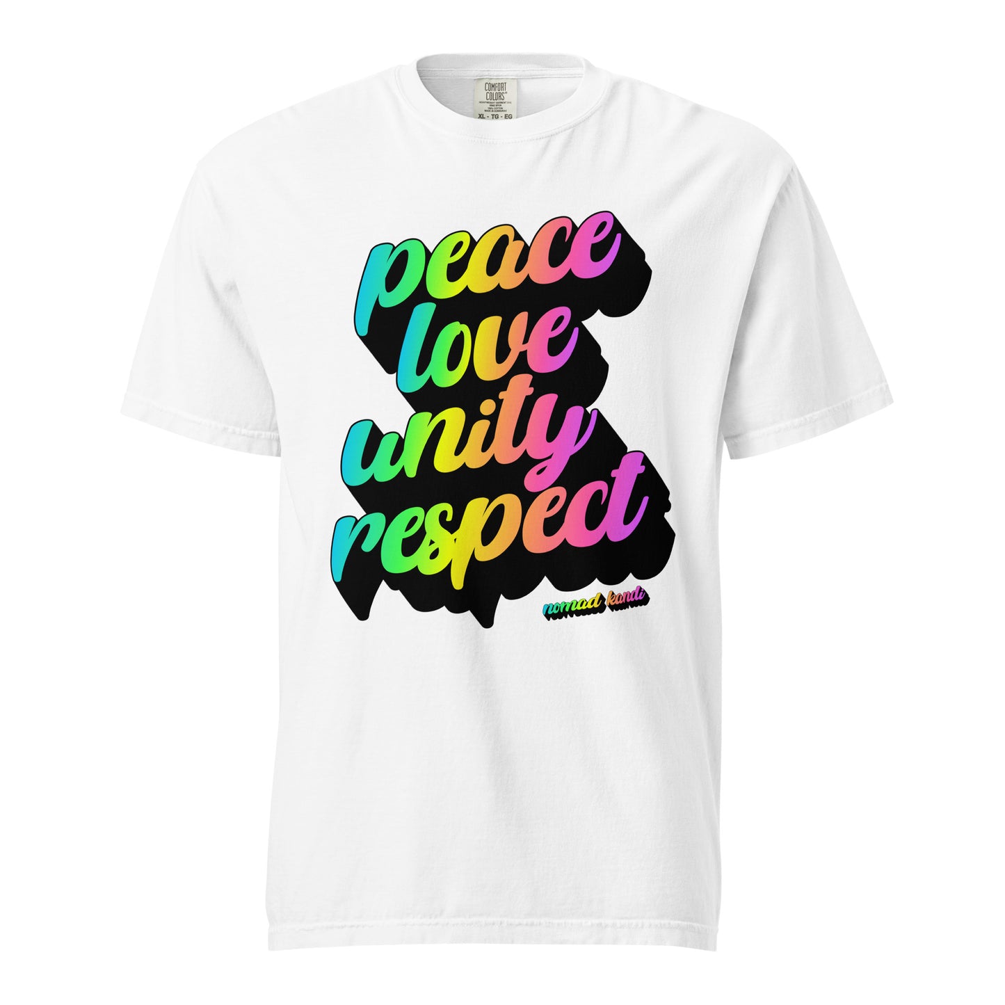 PLUR Rainbow Heavyweight T-shirt