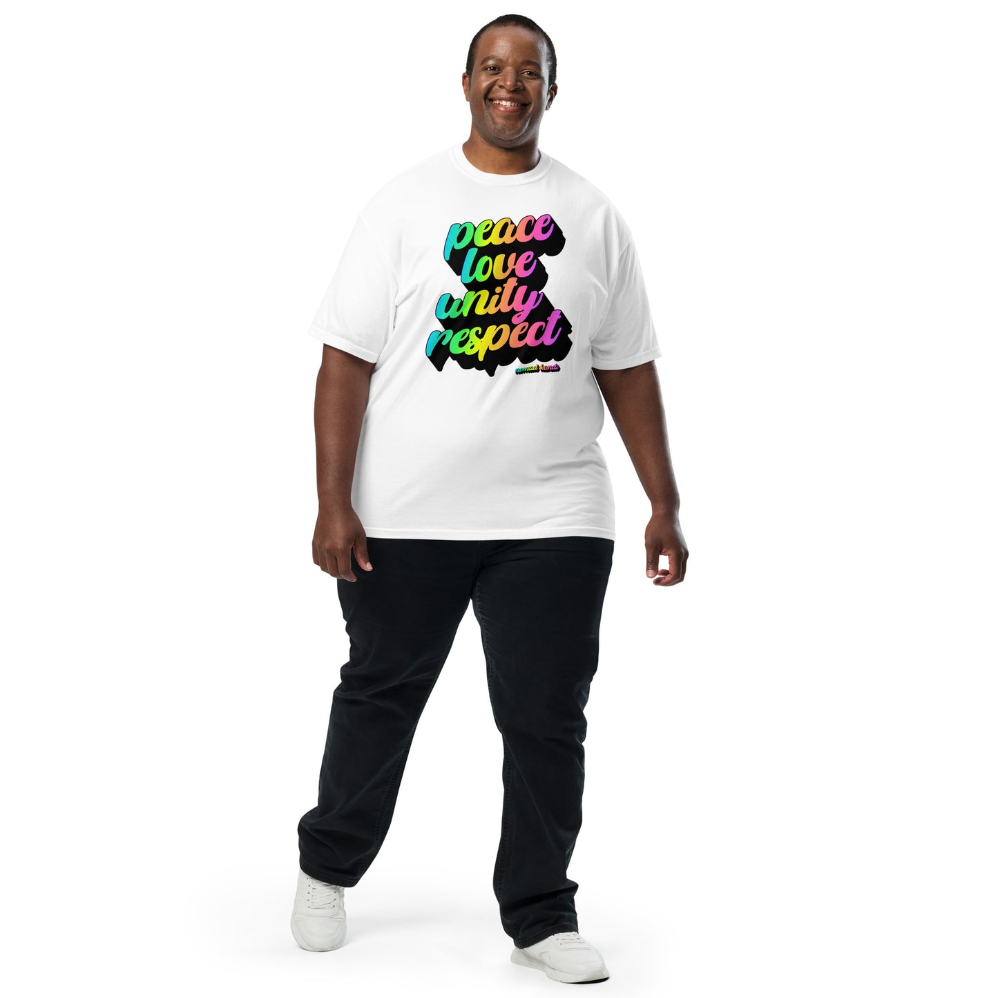 PLUR Rainbow Heavyweight T-shirt