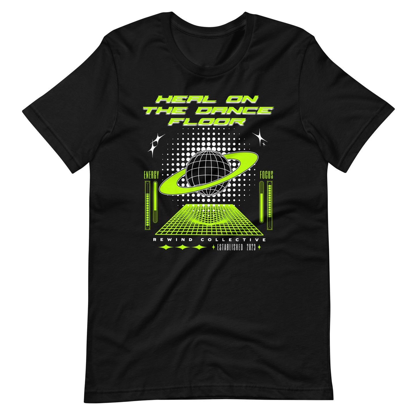 Heal on the dance floor green T-shirt