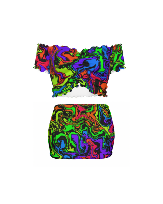 Vortex Micro Mini Skirt