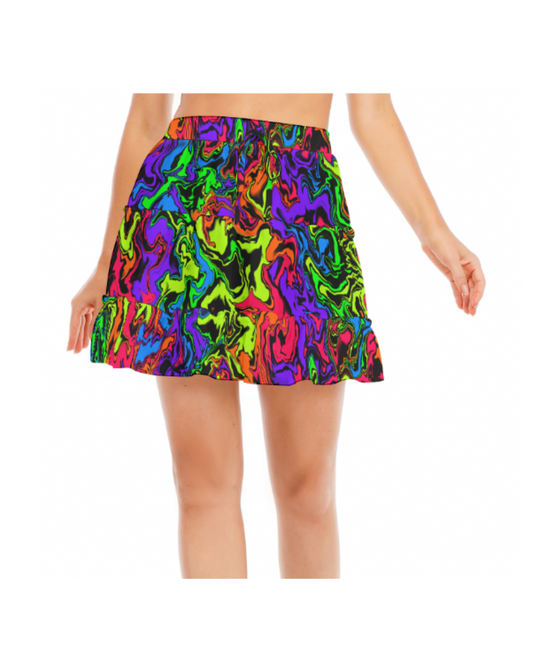 Vortex Ruffle Skirt