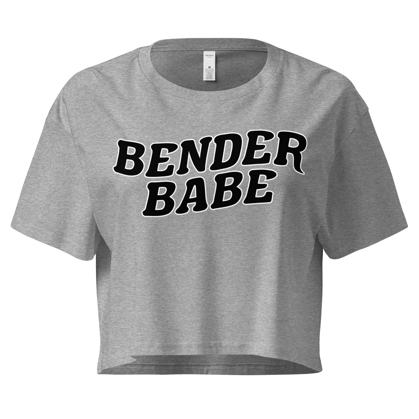 Bender Babe Black Crop Top