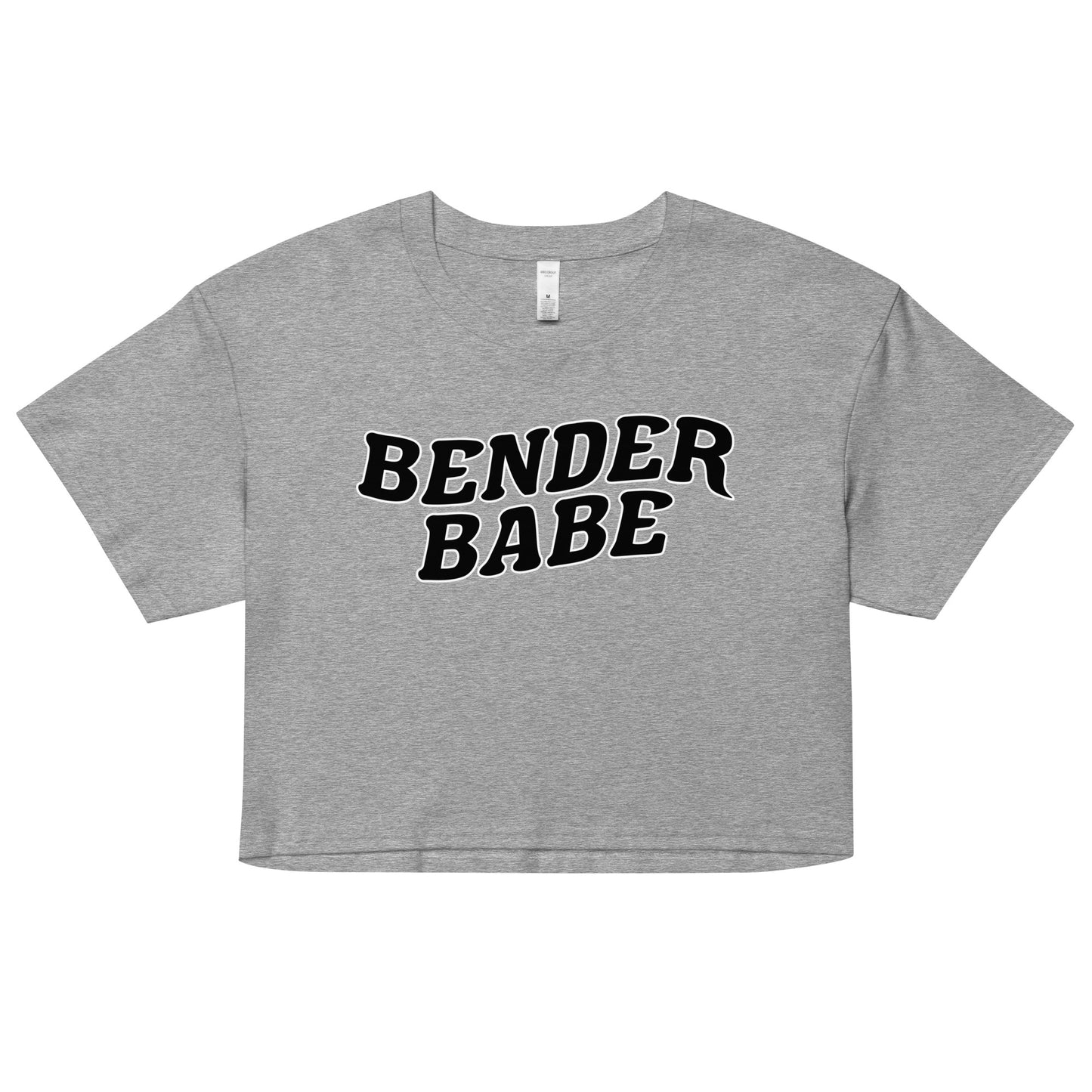 Bender Babe Black Crop Top