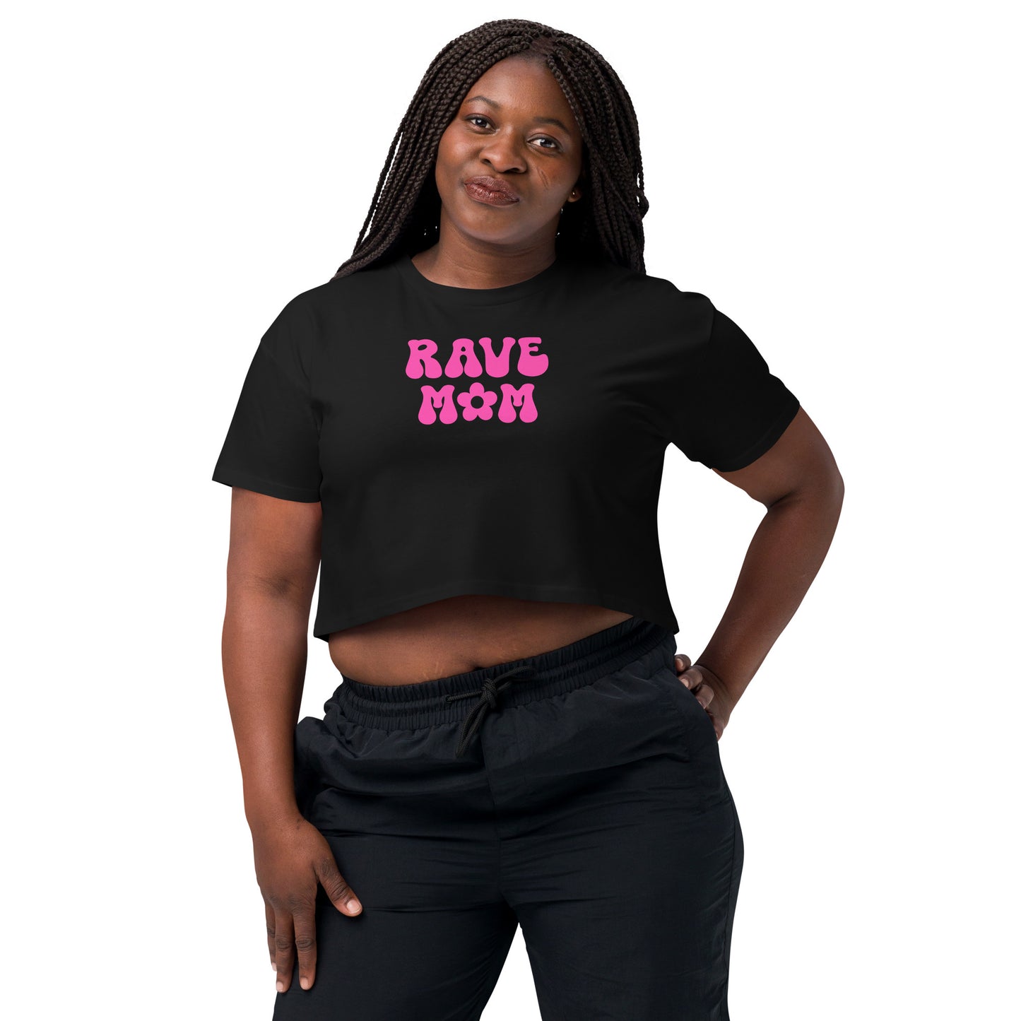 Rave Mom Pink Crop Top