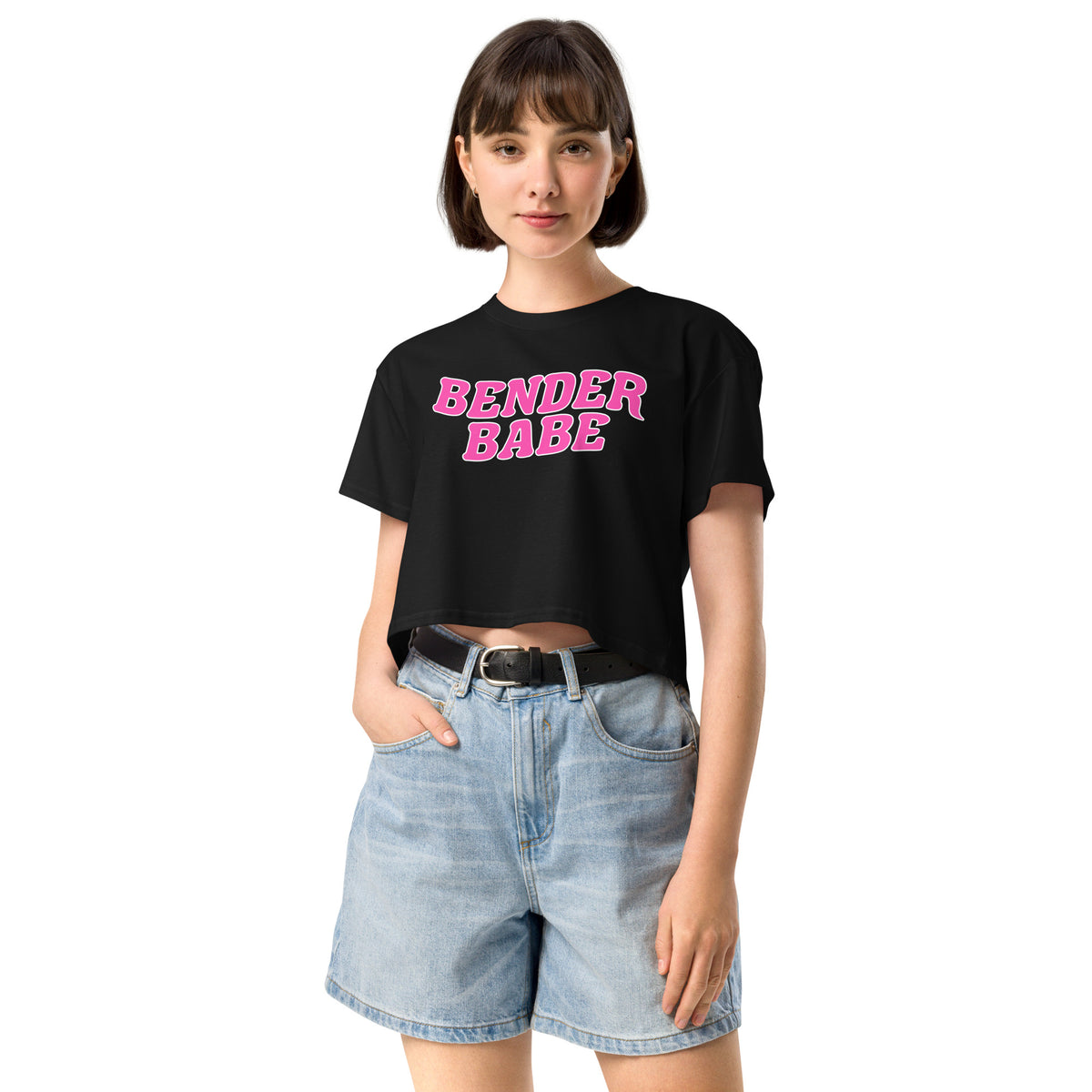Bender Babe Pink Crop Top – nomadkandi