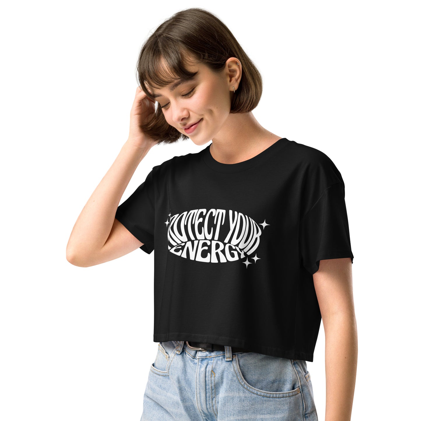 Protect Your Energy Crop Top