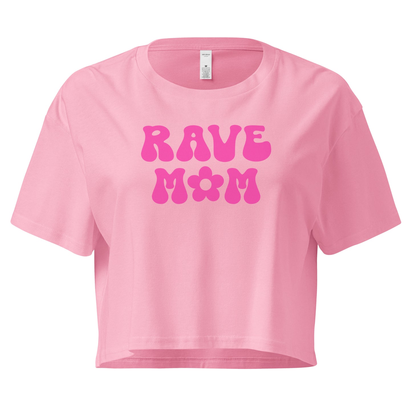 Rave Mom Pink Crop Top