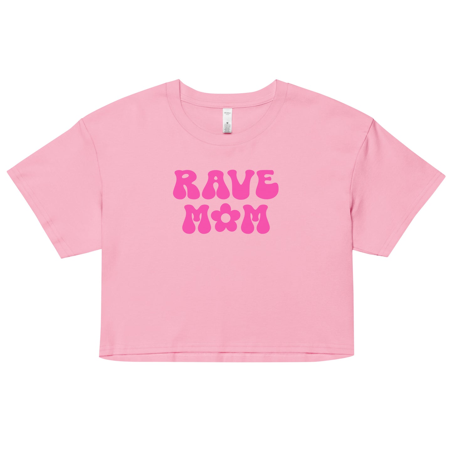 Rave Mom Pink Crop Top