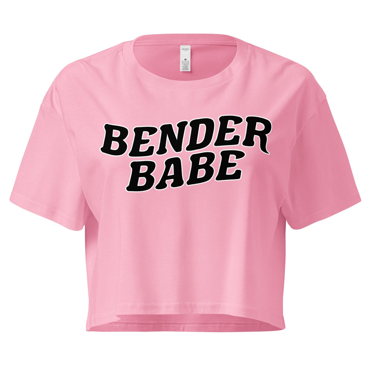 Bender Babe Black Crop Top