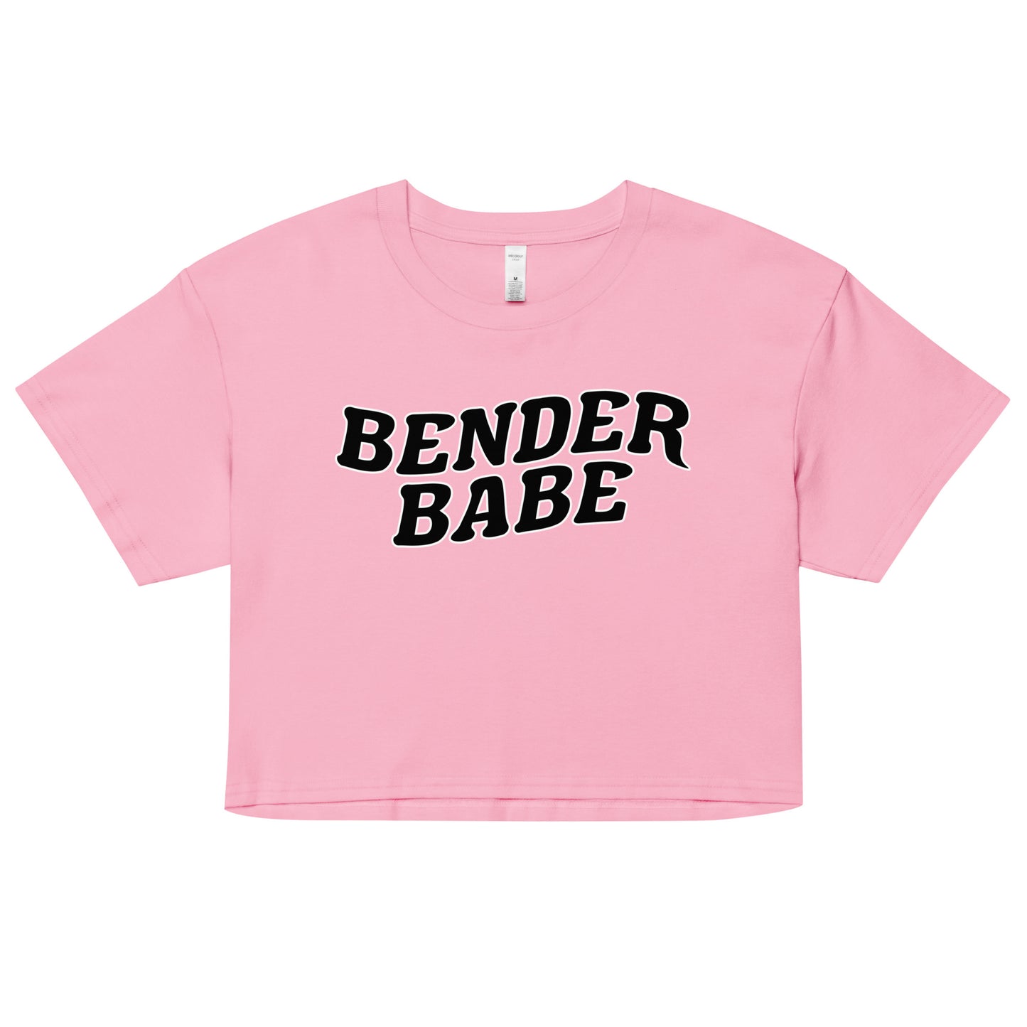 Bender Babe Black Crop Top