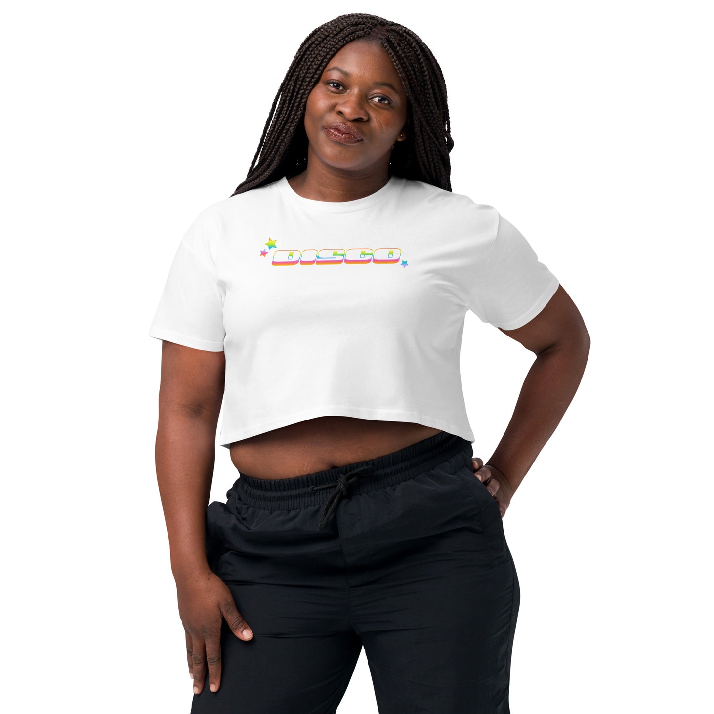 Disco Rainbow Crop Top