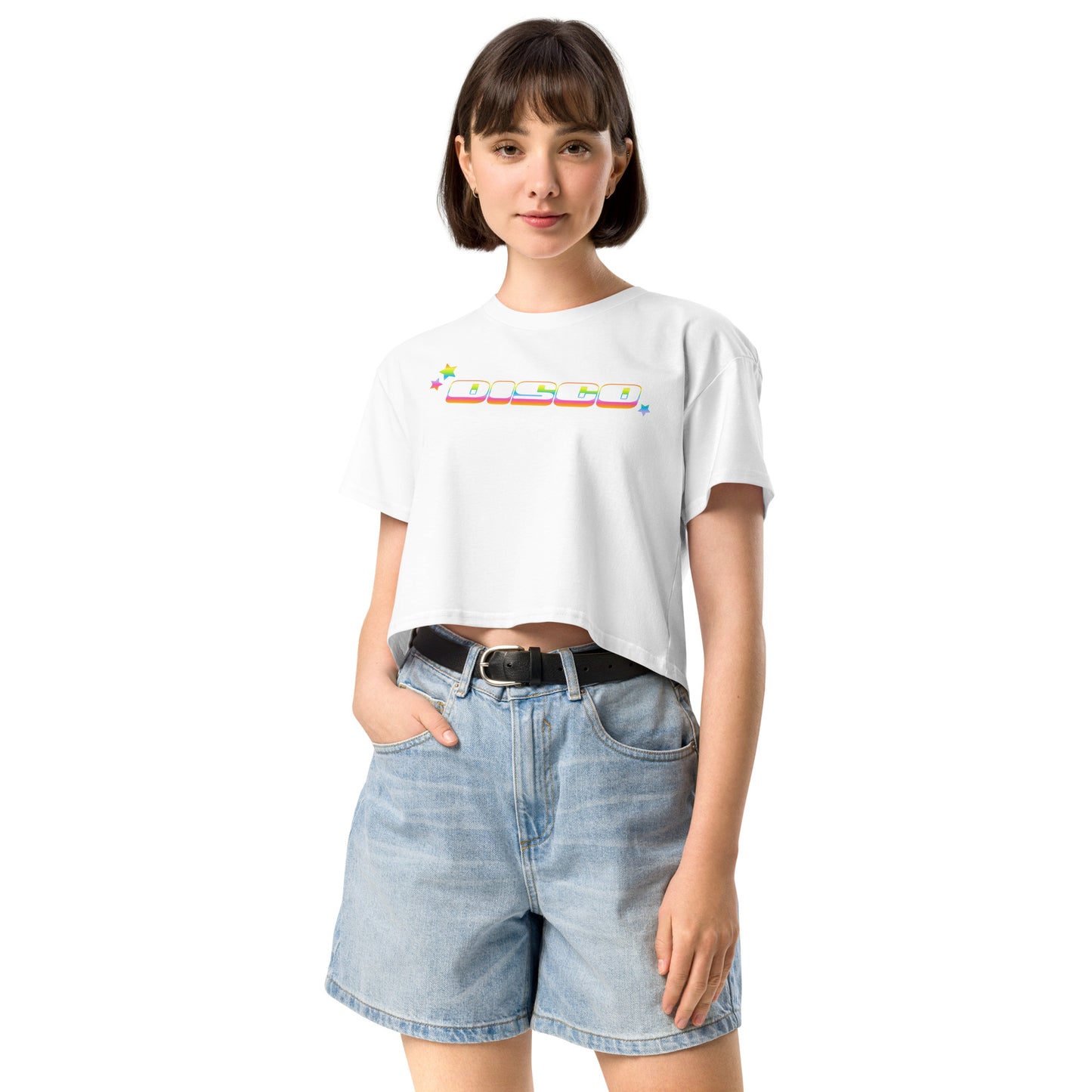 Disco Rainbow Crop Top