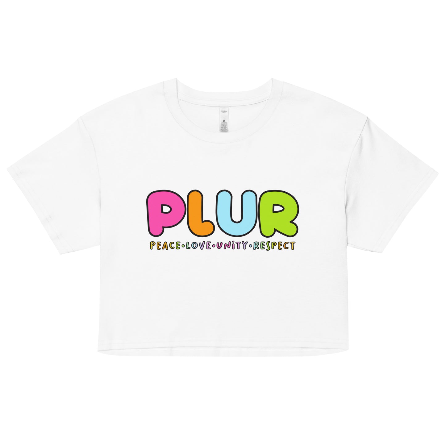 PLUR Bright Crop Top