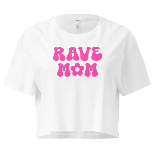 Rave Mom Pink Crop Top