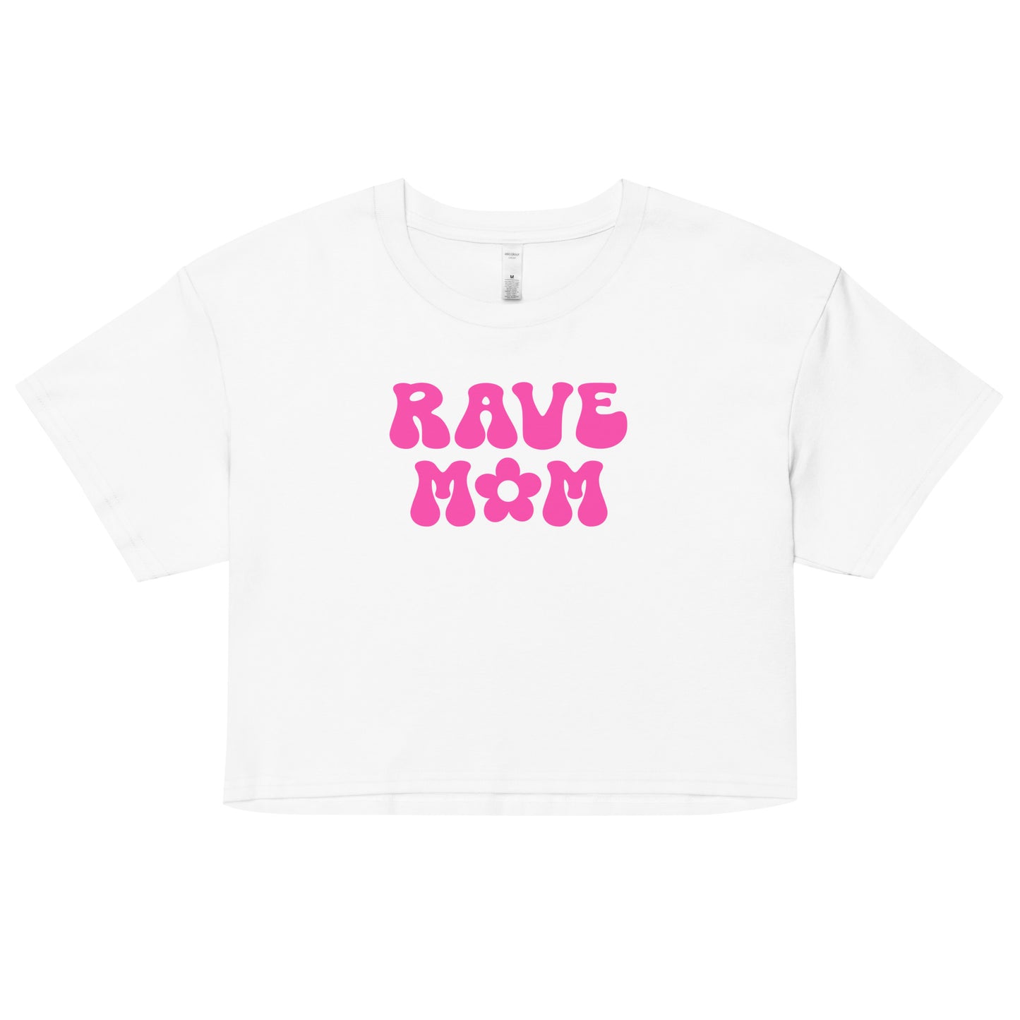 Rave Mom Pink Crop Top