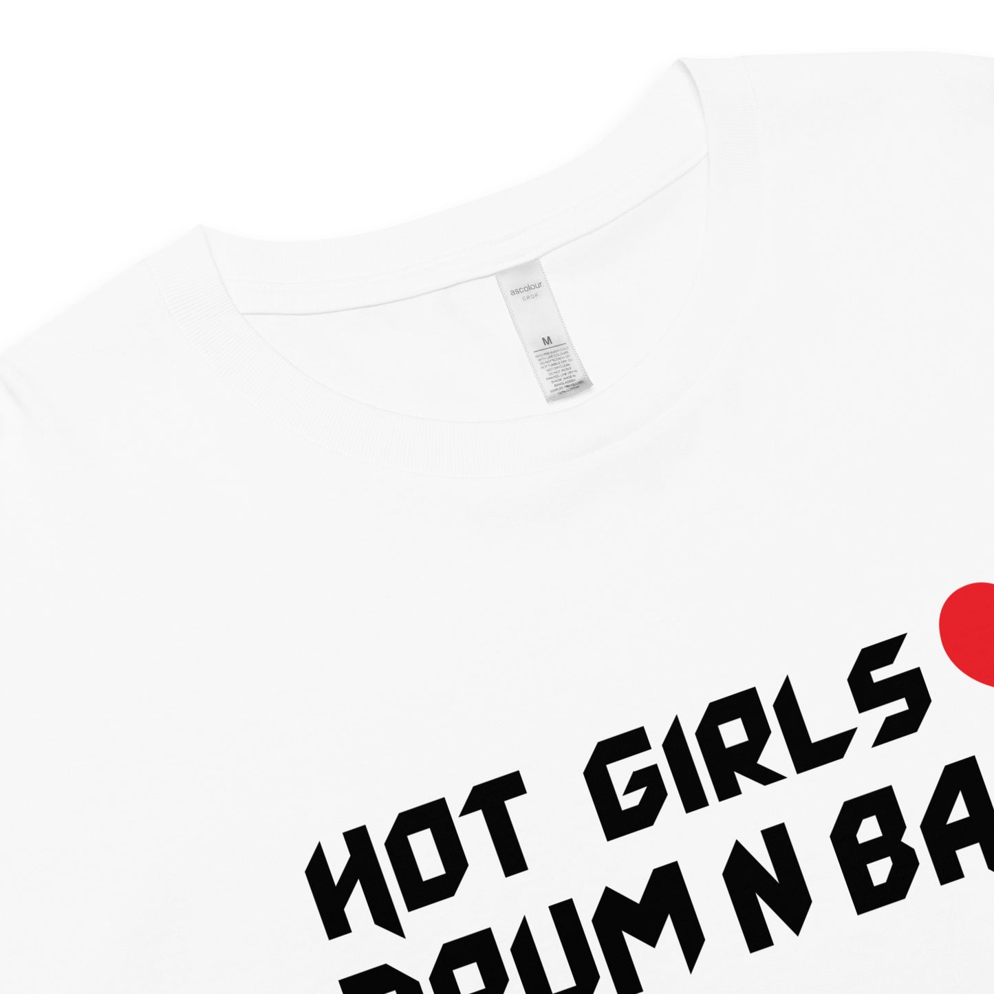 Hot Girls Love Drum and Bass Crop Top