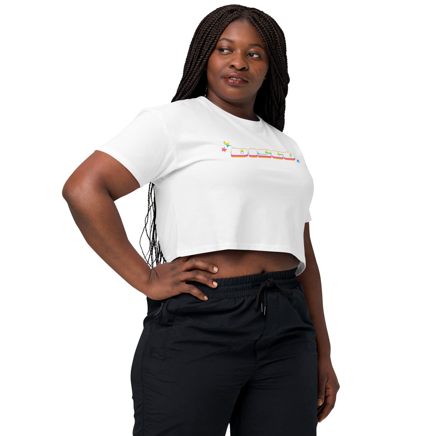 Disco Rainbow Crop Top