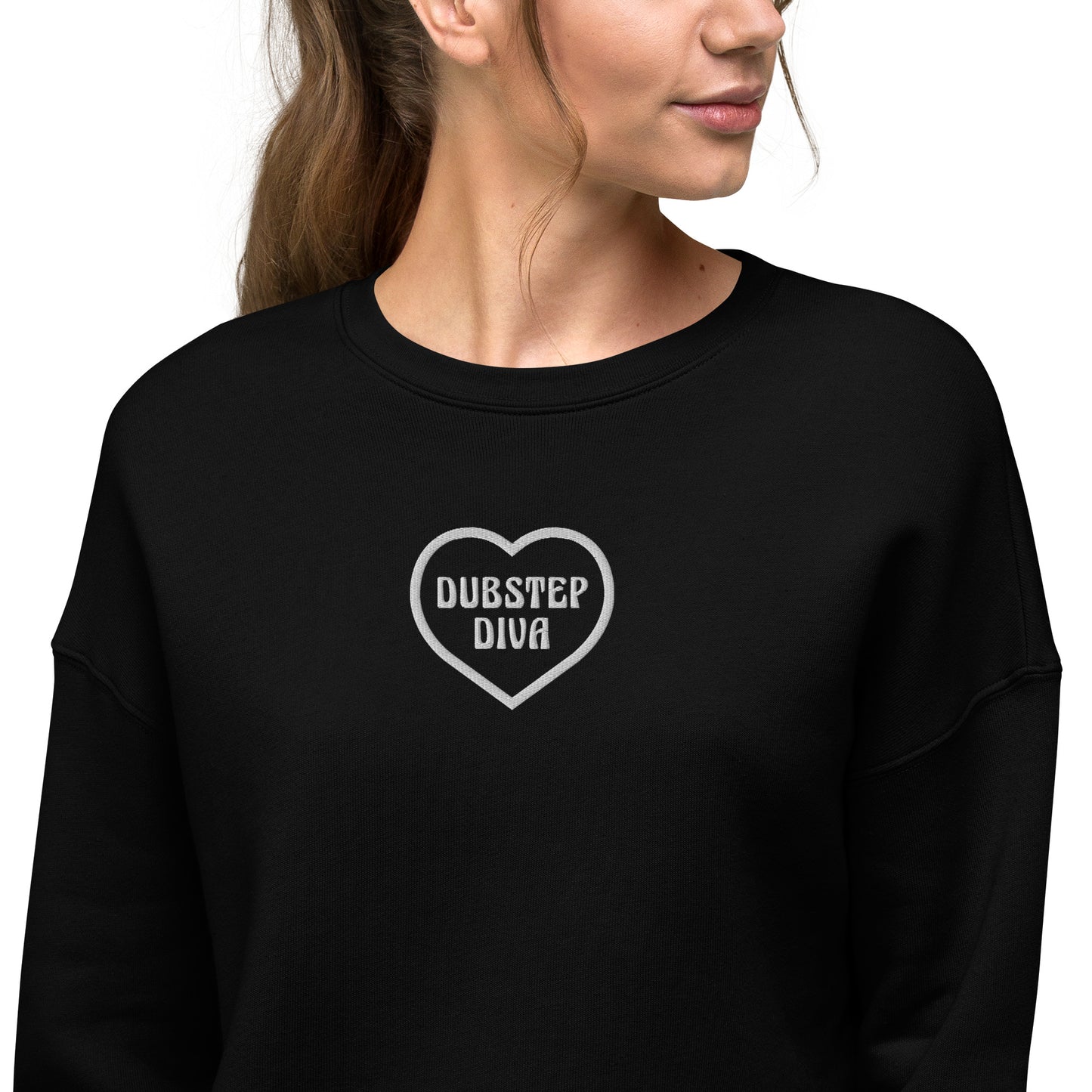 Dubstep Diva Crop Sweatshirt