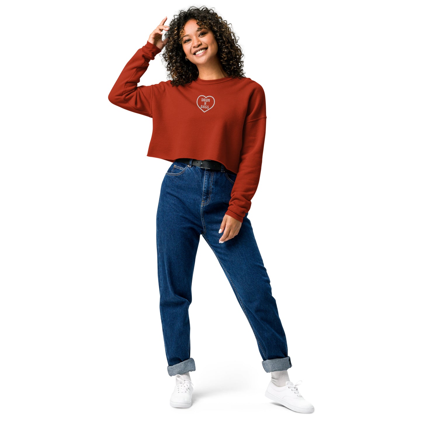 Drum N Bass Crop Sweatshirt