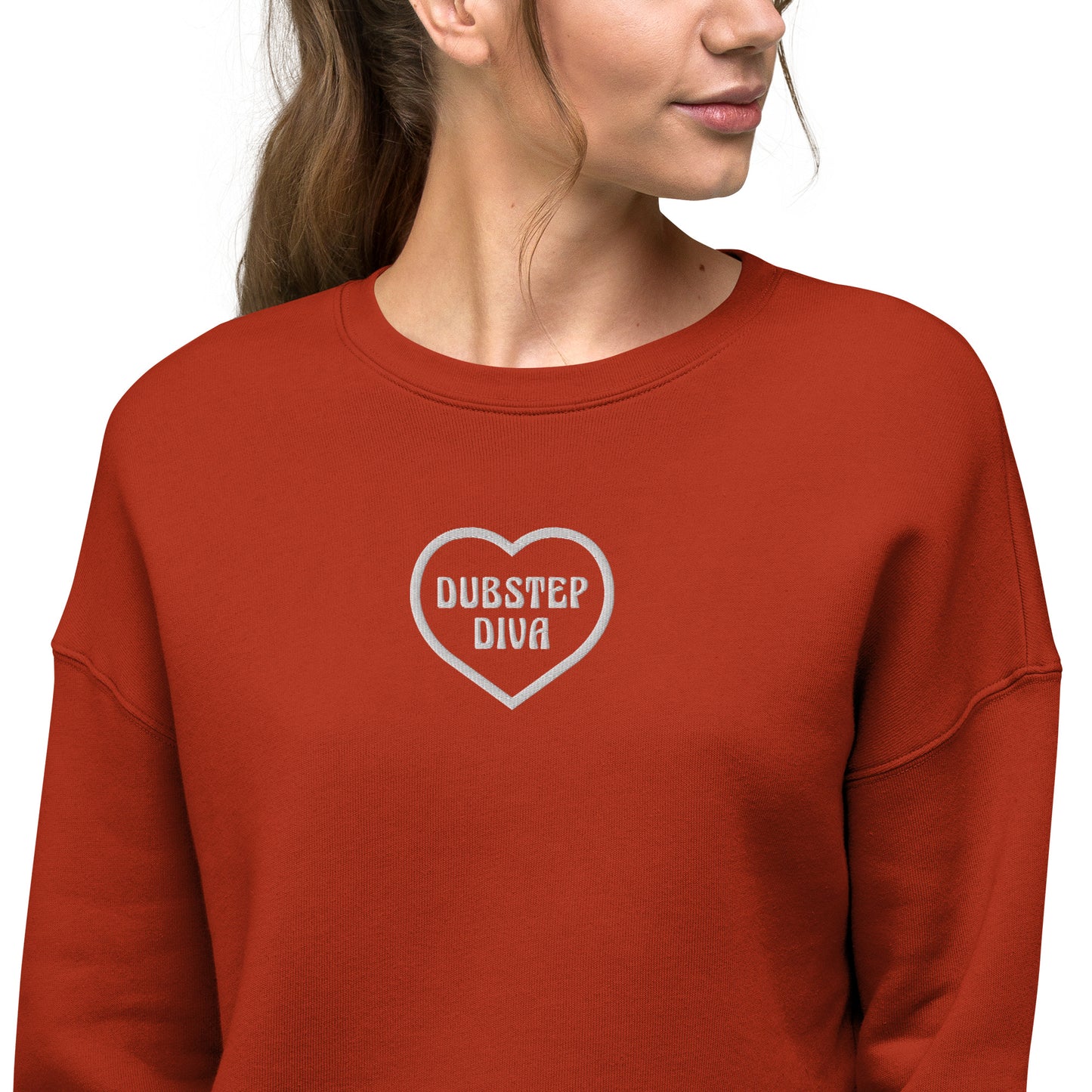 Dubstep Diva Crop Sweatshirt