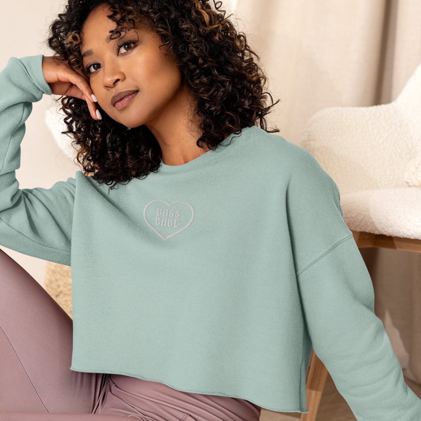 Bass Babe Crop Sweatshirt