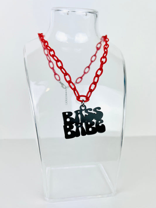 Groovy Bass Babe Necklace
