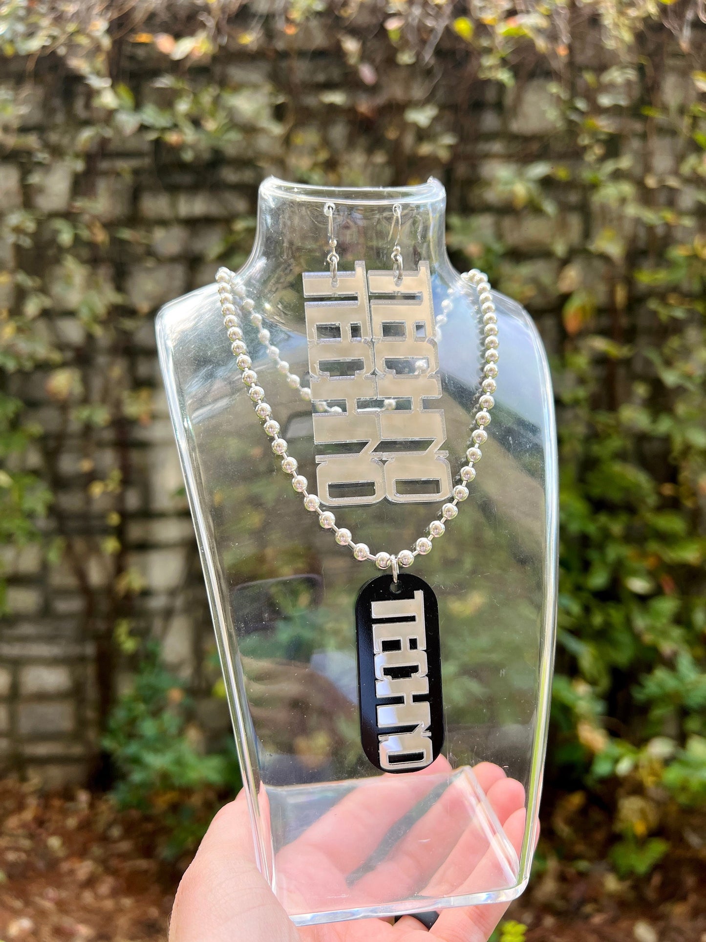 Techno Dog Tag Necklace