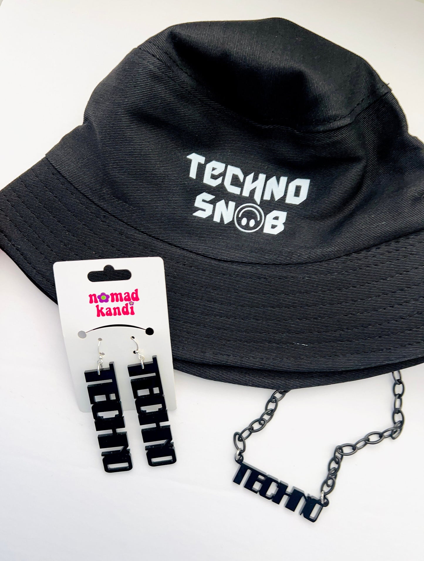 Techno Snob Bucket Hat READY TO SHIP