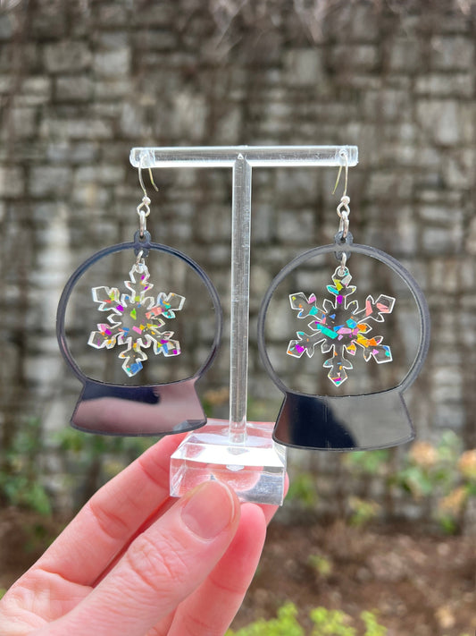 Snow Globe Earrings