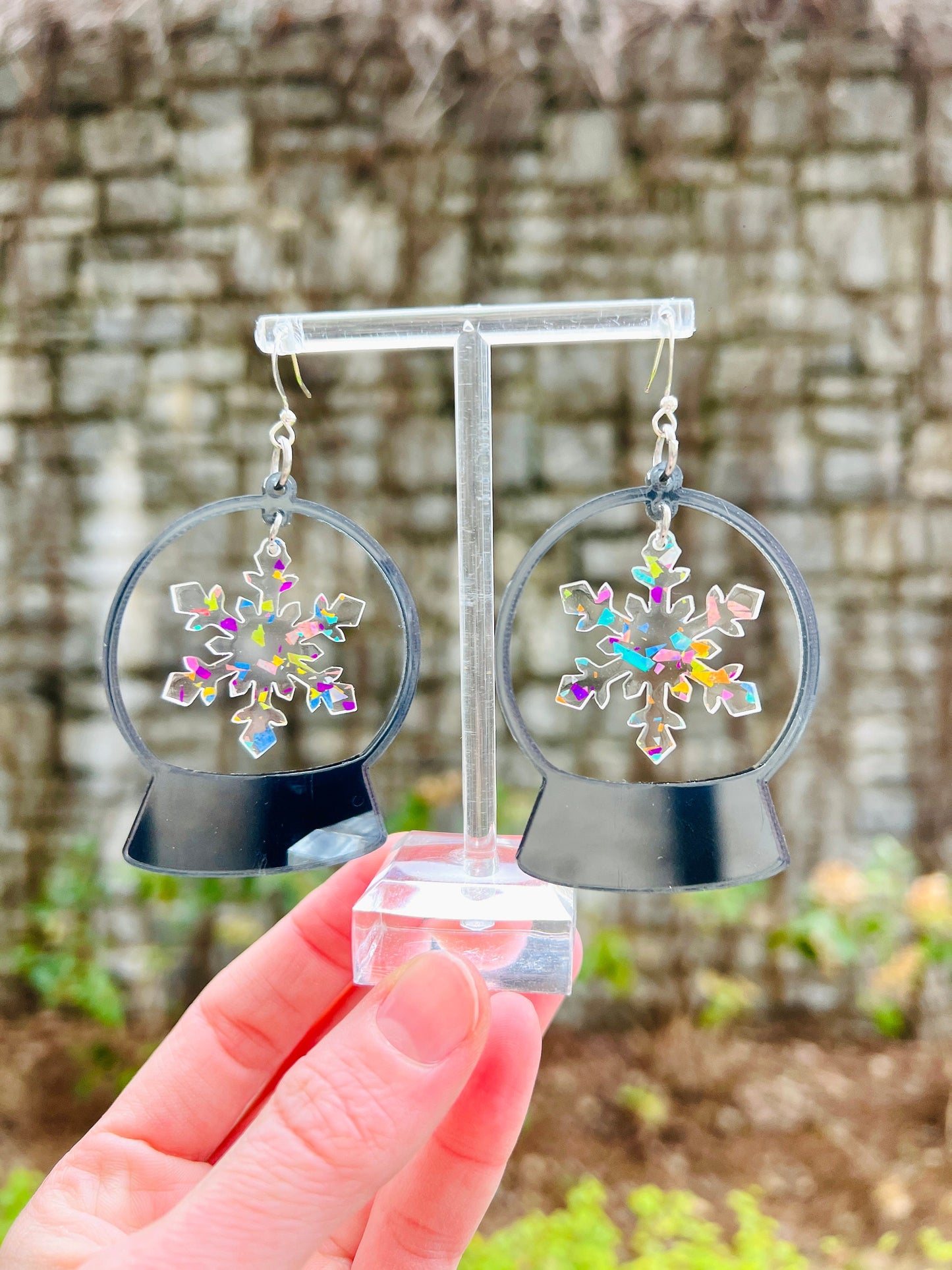 Snow Globe Earrings